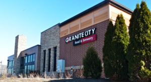 Exterior signage of Granite City Food and Brewery