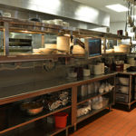 Prep line inside kitchen at Granite City Food and Brewery